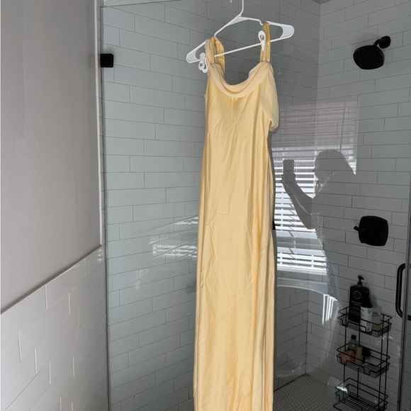 Show Me Your MuMu Off-Shoulder Yellow Maxi Dress - Picture 2 of 5